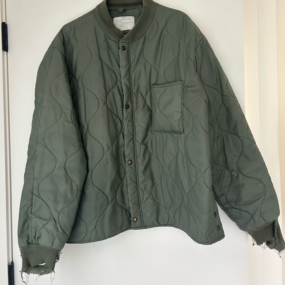 Vintage army bomber